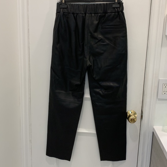 Stand Studio 100% Napa Leather Joggers Size 38/M - Picture 6 of 10
